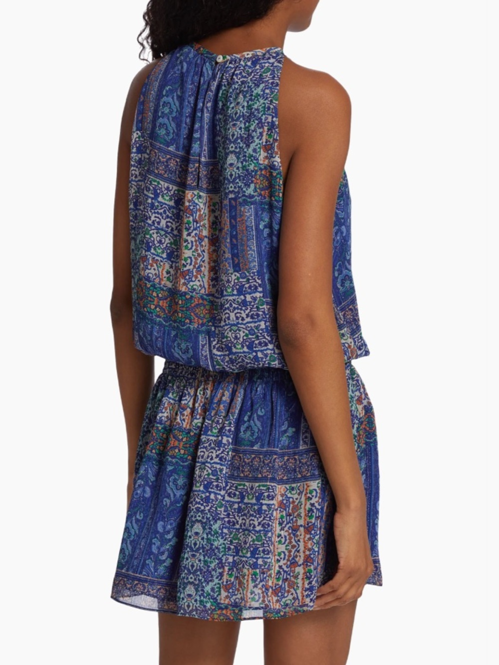 Ramy Brook’s Paris Mini Dress Size M in Cabana Blue - Picture 6 of 9